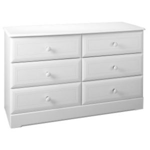 Kingstown Rocco White 6 Drawer Chest