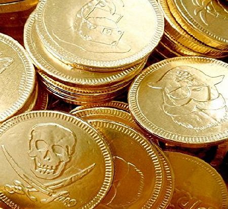 Kingsway 30 x Gold Foil Pirates Themed Milk Chocolate Money Coins Loot