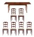Kinston Dining Table & 6 Dining Chairs