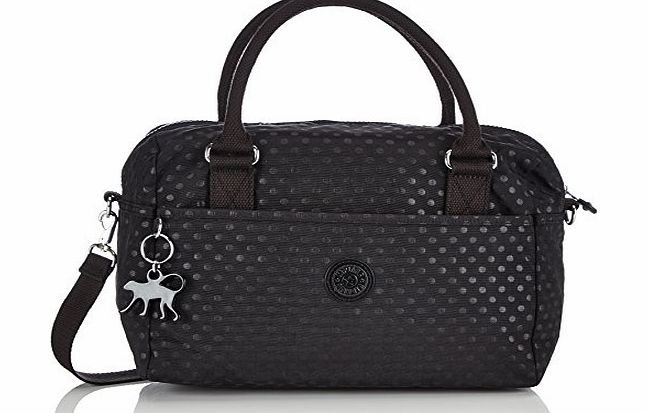 Kipling Womens Beonica Shoulder Bag K12437C71 Black Dot Emb