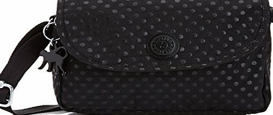 Kipling Womens Cayleen Shoulder Bag K12452C71 Black Dot Emb