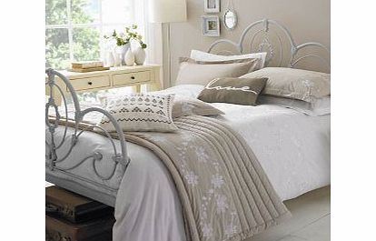Kirstie Allsopp Lily Bedding White Matching Accessories Bed Throw