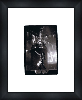 KISS Chicago IL 1979 - Custom Framed Ross Halfin Card