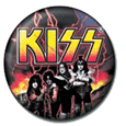 Kiss Destroyer Button Badges