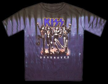 Kiss Destroyer Tiedye T-Shirt