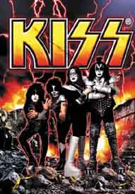 Kiss Destruction Textile Poster