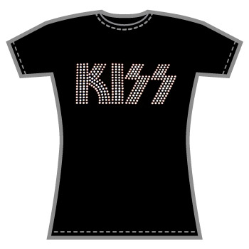 Kiss Pink Rhinestone T-Shirt