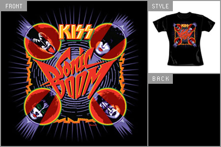 kiss (Sonic Boom Album) T-Shirt cid_4820SKB