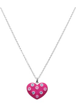 Kit Heath Childrens Silver Fuschia Polka Dot