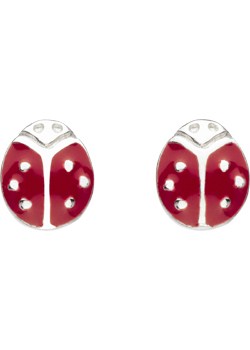 Silver Ladybird Stud Earrings 39068RE005