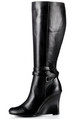 KIT Trouble high leg wedge boot