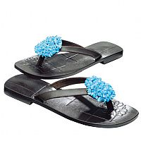 Kit Womens Beaded Mules