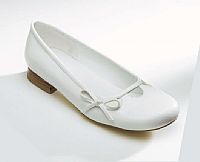 Kit Womens Bow Trim Flat Shoes