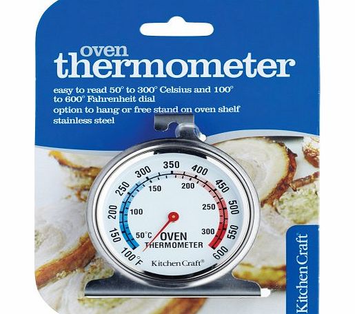 Kitchen Craft Oven Thermometer, Stainless Steel