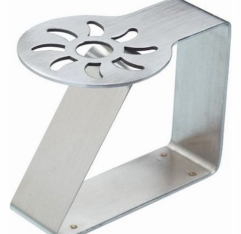 Kitchen Craft Stainless Steel Table Cloth Clips with Sun Pattern, Set of 4