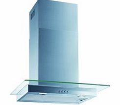 Kitchen Solutions KISCH8GL Glass Chimney Hood 60cm