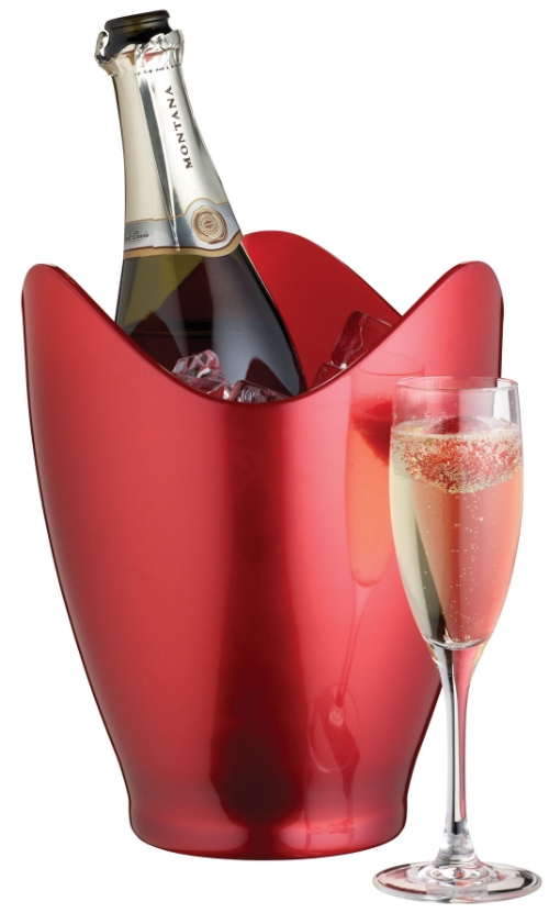 BarCraft Red Lustre Champagne Bucket