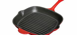Kitchencraft Red molton square griddle pan