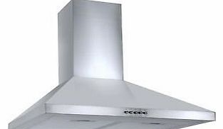 Kitchens North West Necht 60cm Stainless steel chimney cooker hood extractor EC2616A-S