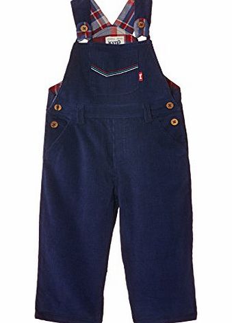 Kite Baby Boys Cord Dungarees, Blue (Navy), 3-6 Months