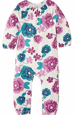 Kite Baby Girls Country Floral Long Sleeve Romper, Multicoloured, 3-6 Months