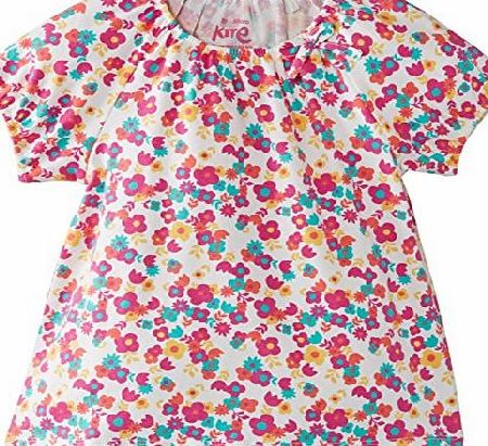 Kite Girls Tulip Top Floral Round Collar Short Sleeve T-Shirt, Multicoloured, 10 Years (Manufacturer Size:10-11 Years)