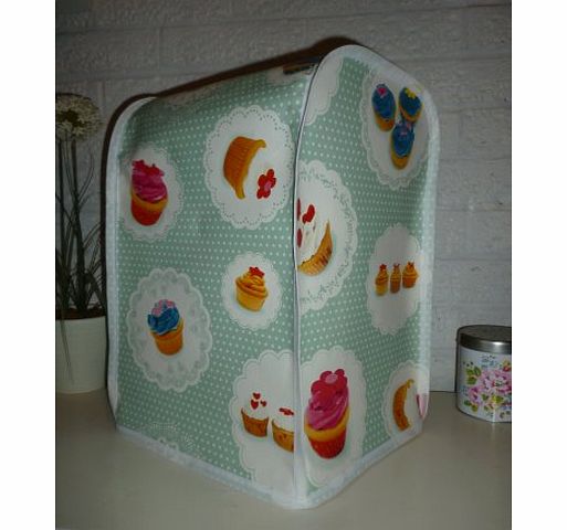 Kitsch N Crafts Polka Dot Cupcake PVC Magimix Multipro / Cuisine Food Processor Cover