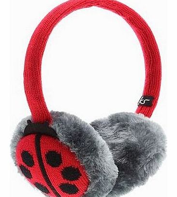 Kitsound  KSMFLBM Earphones with In-Line Microphone Ladybird