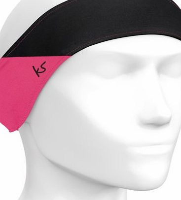 Kitsound  Sweat-Proof Audio Fitness and Sports Band with Built-In Headphones for iPhone, iPod and MP3 Devices - Pink