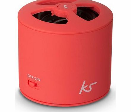 KitSound PocketBoom Bass Speaker - Orange