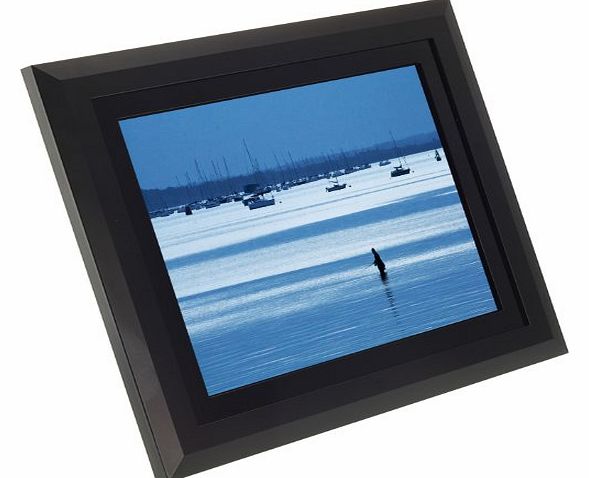 KitVision 12 inch Digital Photo Frame with Built-In Stand Supporting SD/MMC/MS Memory Cards - Black