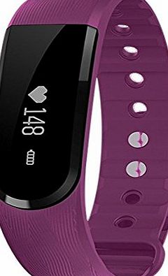 Kivors Fitness Tracker Heart Rate Monitor Bluetooth Sports Bracelet Activity Tracker with Pedometer Sleep Monitor Anti-Lost Smart Healthy Wristband Fit for Android 4.0 or Above and Ios 7.0 or Above Sm