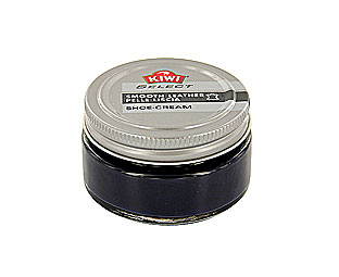 Smooth Navy Blue Leather Shoe Cream For Blue Shoes