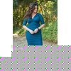 BETSY RUCHED DRESS TEAL - PRE ORDER