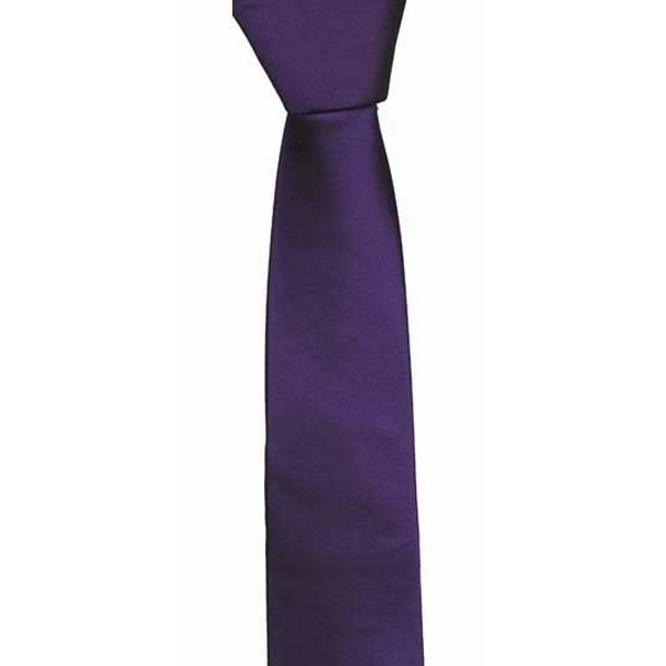 KJ Beckett Purple Skinny Tie by