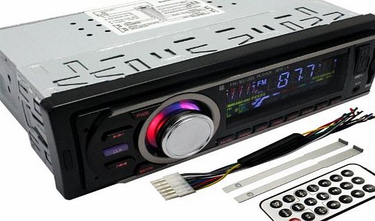 Klarheit Car Single Din In Dash USB FM Stereo Radio Receiver MP3 Player AUX Input