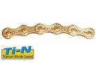 KMC X10 SL Titanium Nitride Gold Chain