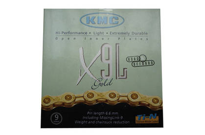 KMC X9L Titanium Nitrate Gold Light Chain