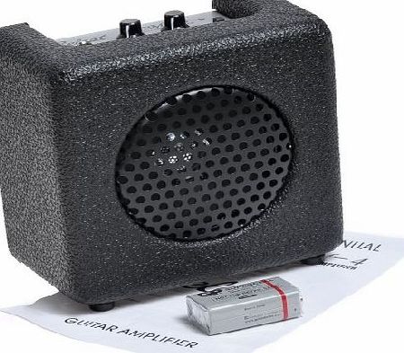 Kmise Belact CM-4 Guitar Mini Amplifier Black Guitar Amp Battery Power Pack of 1