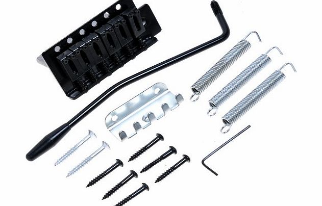 Kmise Black Tremolo Bridge For Strat Electric Guitar SET