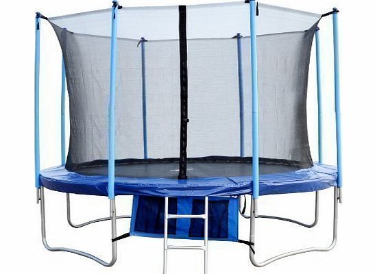 FoxHunter 10FT Trampoline Set 4 Legs Max Load 100kg Includes Safety Net Enclosure worth 49.99 All Weather Cover worth 9.99 And Ladder worth 19.99 TUV GS EN-71 CE Certified RRP 359.99 Total Saving 223