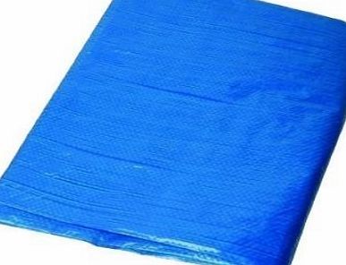 FoxHunter 18FT(5.48M) x 12FT(3.65M) Heavy Duty Waterproof Tarpaulin Groundsheet Cover Tarp Sheet with Strong Aluminium Eyelets and Plastic Reinforced Corners Great for Camping and Outdoor Purpose