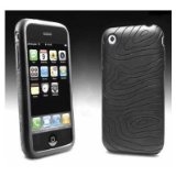 KMS PRODUCTS KMS - BLACK SKIN CASE and SCREEN PROTECTOR FOR APPLE IPHONE 3G