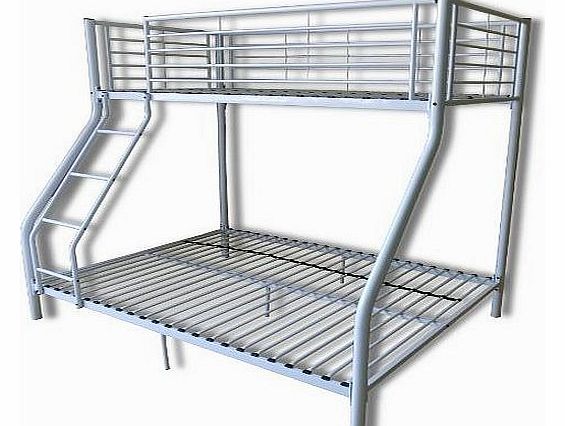 KMS Triple Sleeper 3 Bunk Bed - Childrens Standard Single And Full Double Bed