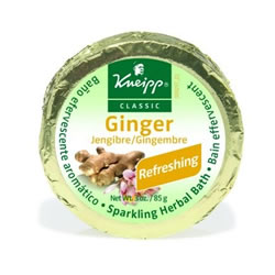 Kneipp Sparkling Bath Tablets Ginger 85g (Refresh)