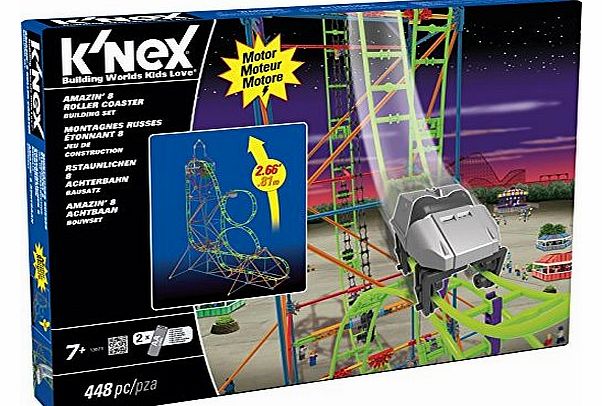  Amazin 8-Roller Coaster Building Set