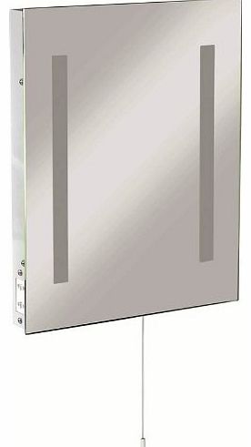 Bathroom Wall Mounted Mirror Light C/W Shaver Socket 500 x 390mm