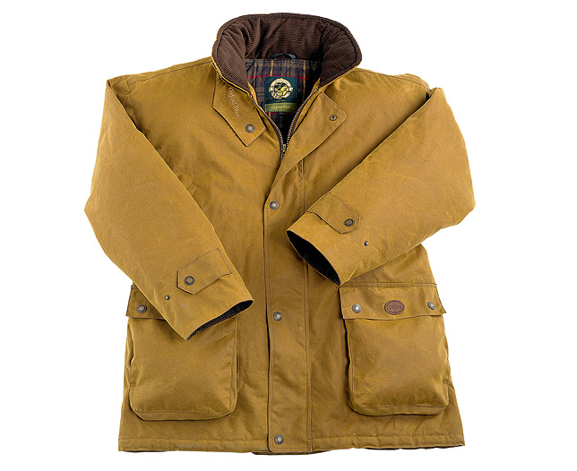 knightsbridge Men` Waxed Jacket - Gold - Extra Extra Large (46 inch chest)