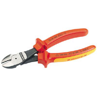 Knipex 180mm Insulated High Leverage Diagonal Side Cutters