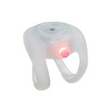 New Model Knog Frog 1 Red LED Rear Light. Translucent Body